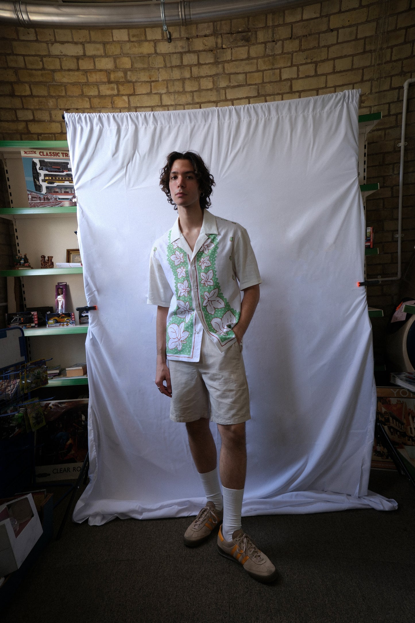 ZISSOU SHIRT IN FLORAL FALL PRINT